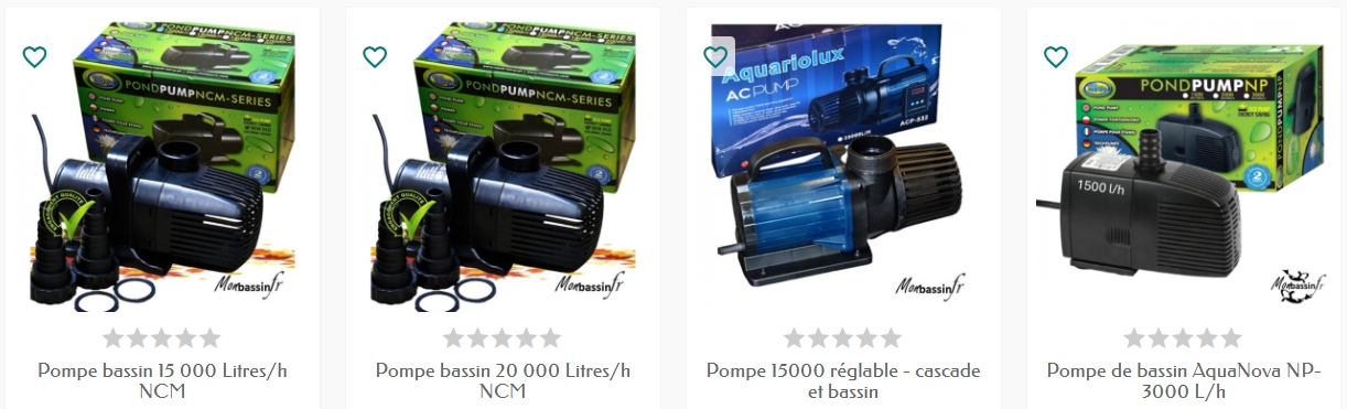 voir catalogue pompe