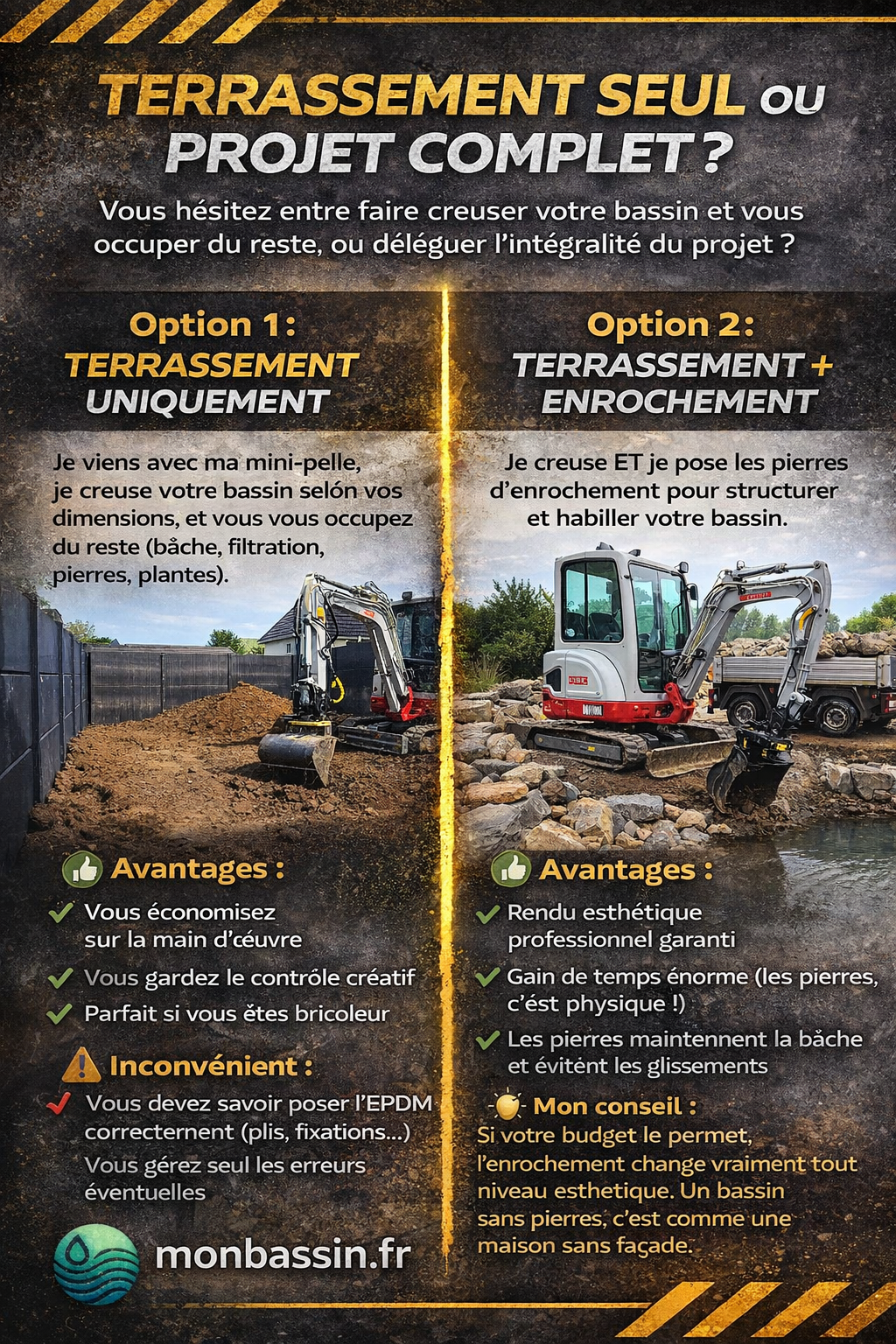 faite creuser votre bassin par un pro