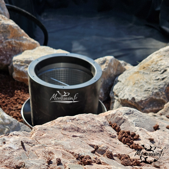 skimmer inox bassin sans eau