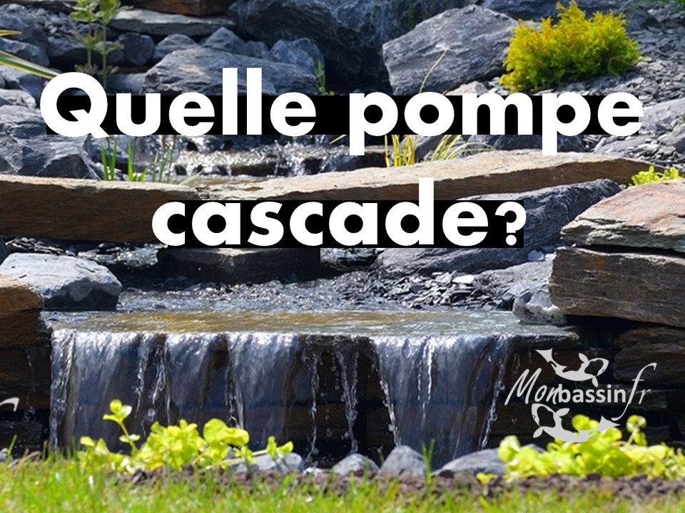 Choisir sa pompe pour une cascade de bassin