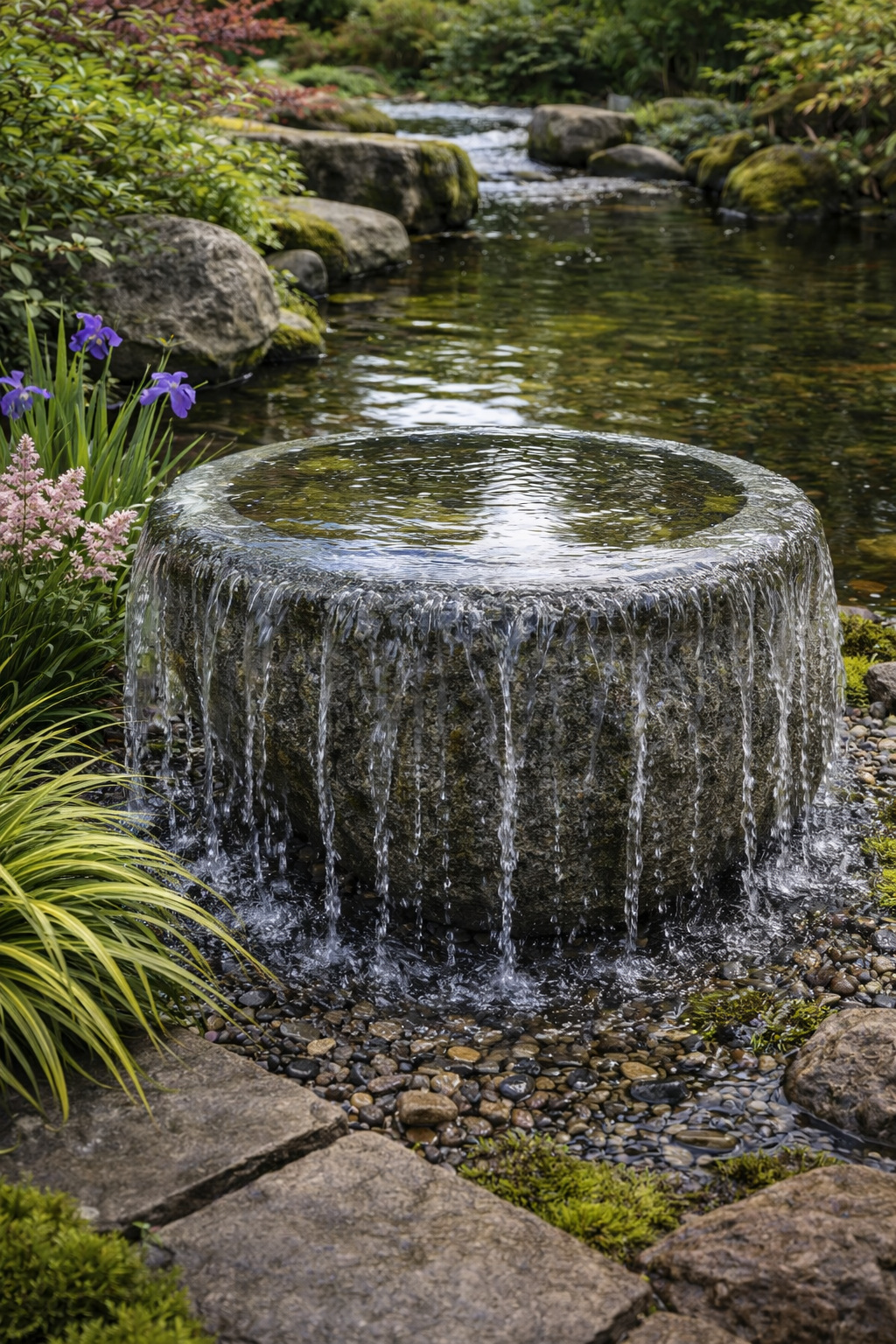 vasque a débordement