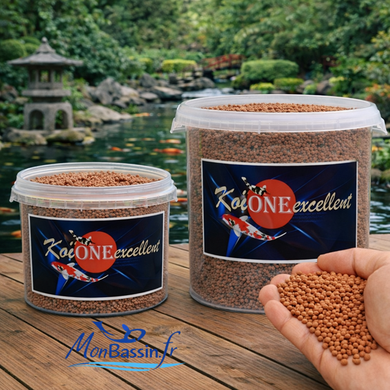 nourriture croissance carpes koï