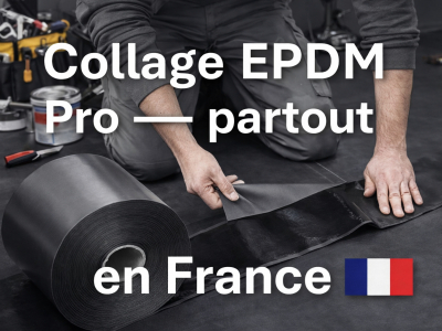 Collage bâche EPDM bassin : la technique pro en 8 étapes